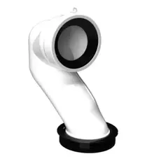HOFFENS - Codo Adaptador Wc Salida Horizontal A Piso 30,5cm