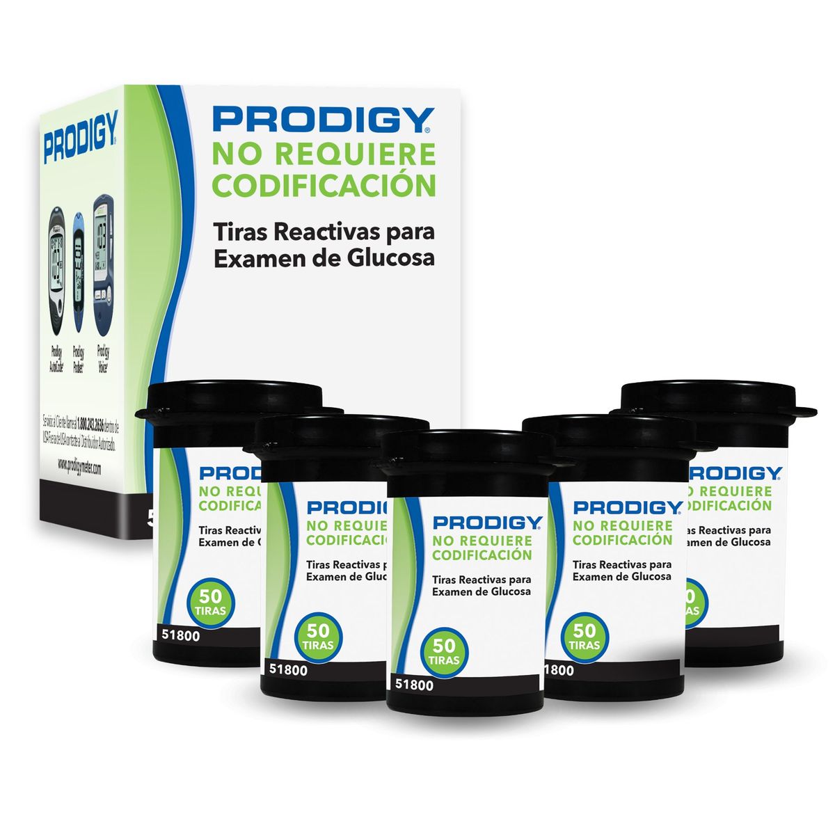 PRODIGY - 250 Tiras Reactivas Prodigy