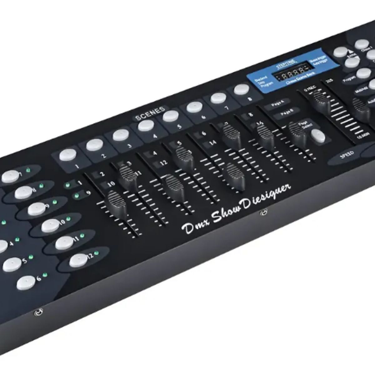 GENERICO - Controlador Consola Iluminación Disco 192 Canales Dmx 512 Negro