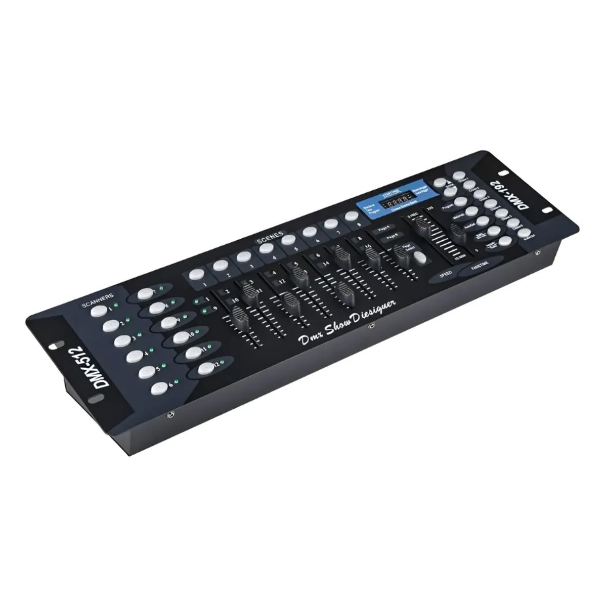GENERICO - Controlador Consola Iluminación Disco 192 Canales Dmx 512 Negro