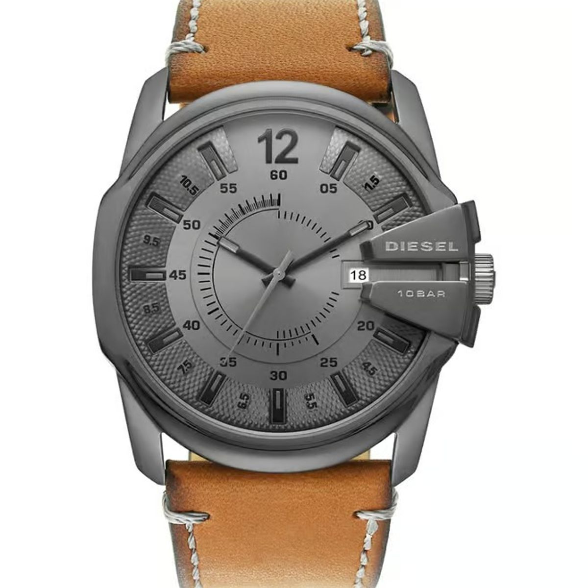 DIESEL - Diesel DZ1964 Master Chief Reloj Analógico 46mm Gris/Marrón