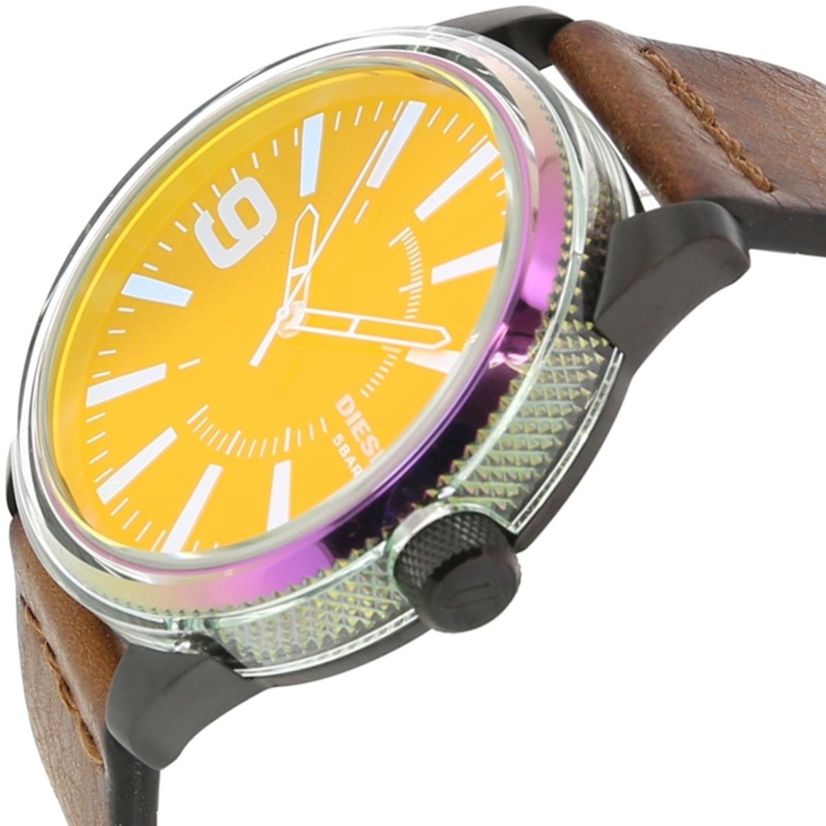 DIESEL - Diesel DZ1876 Rasp Reloj Analógico 46mm Negro/Marrón