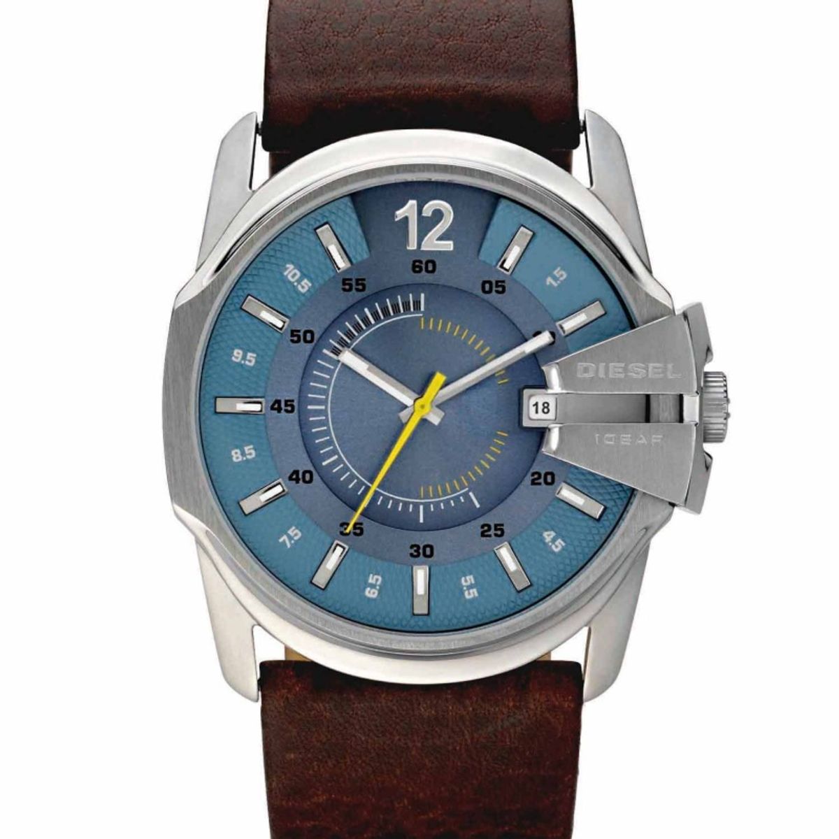 DIESEL - Diesel DZ1399 Master Chief Reloj Analógico 45mm Azul/Marrón