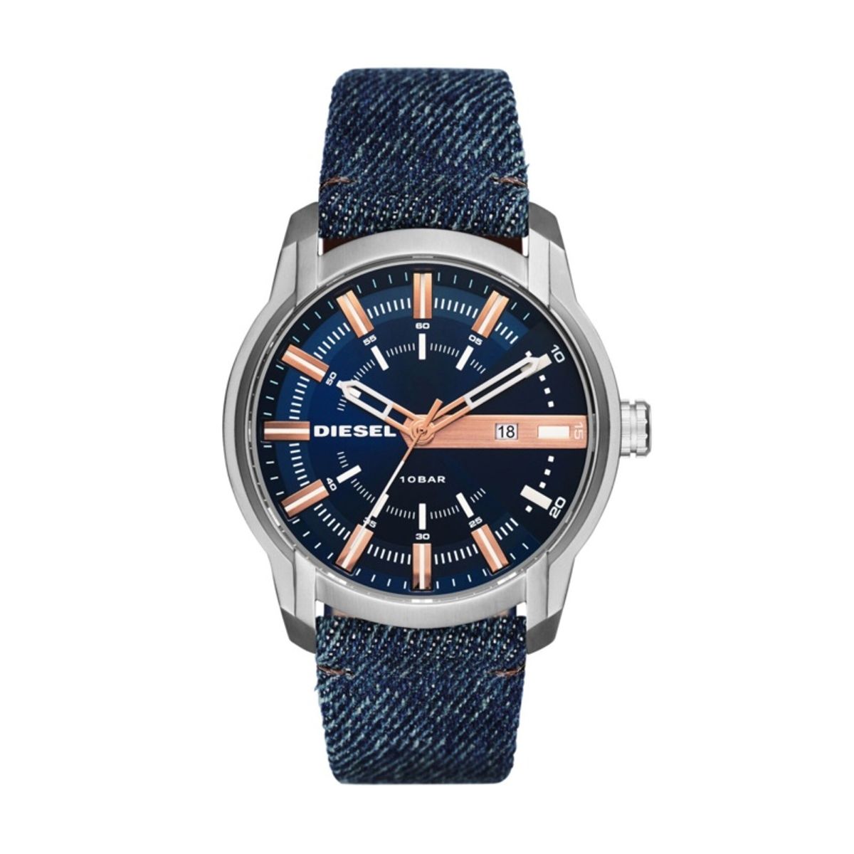 DIESEL - Reloj Deportivo de Lujo para Hombre Diesel, Esfera Grande