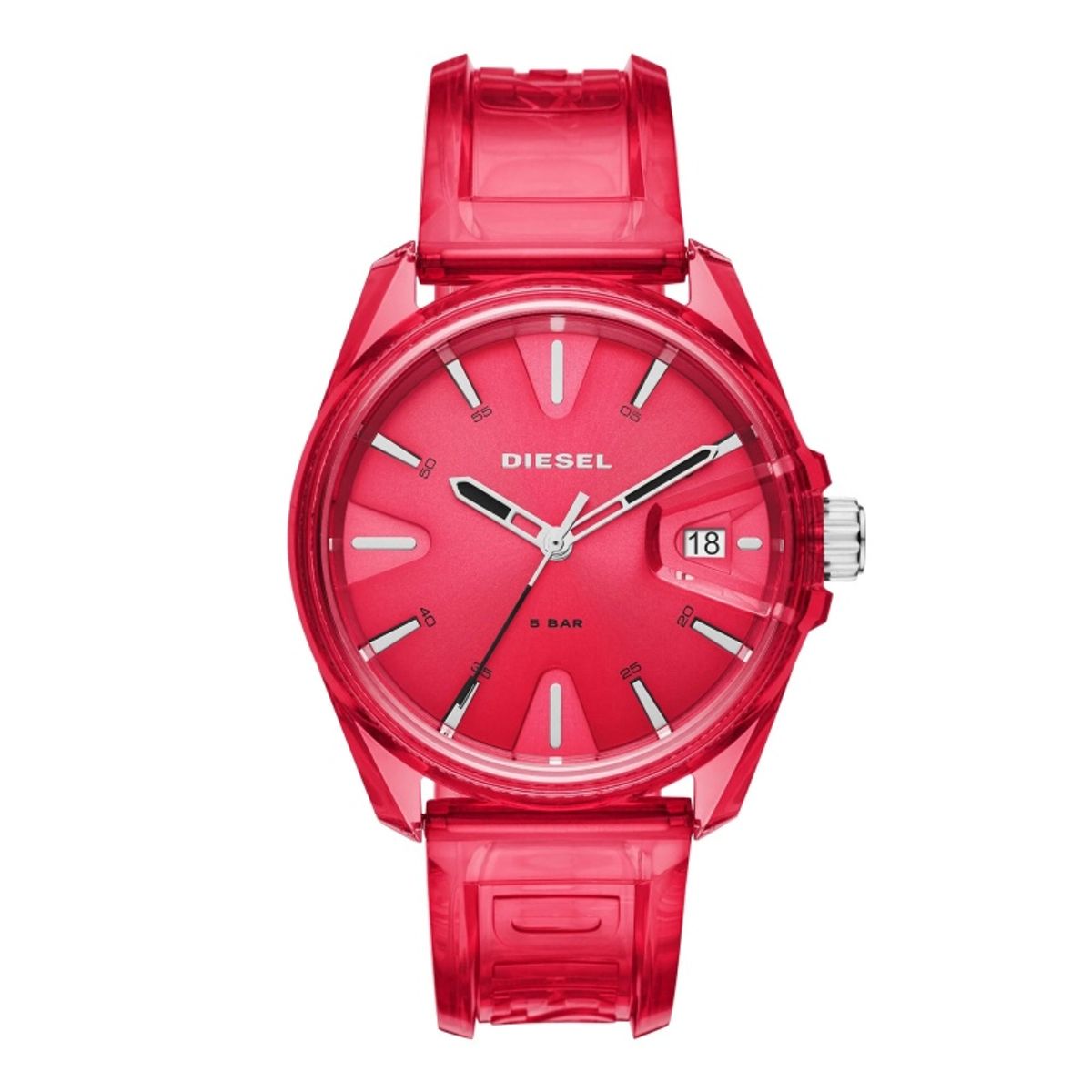 DIESEL - Diesel DZ1930 MS9 Reloj Analógico Unisex 44mm Rojo