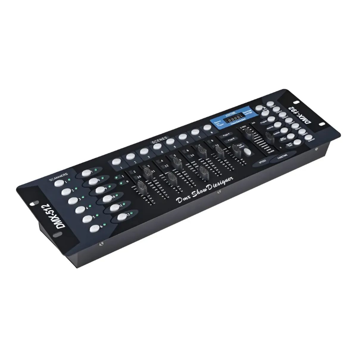 GENERICO - Controlador Consola Iluminación Disco 192 Canales Dmx 512 Negro