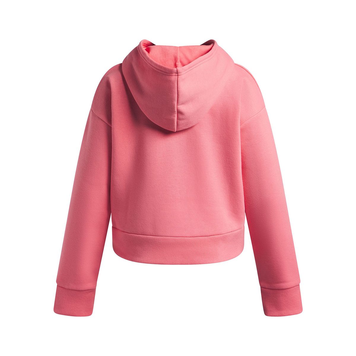 UNDER ARMOUR - Poleron Niña Rival Fleece Crop Rosado UNDER ARMOUR