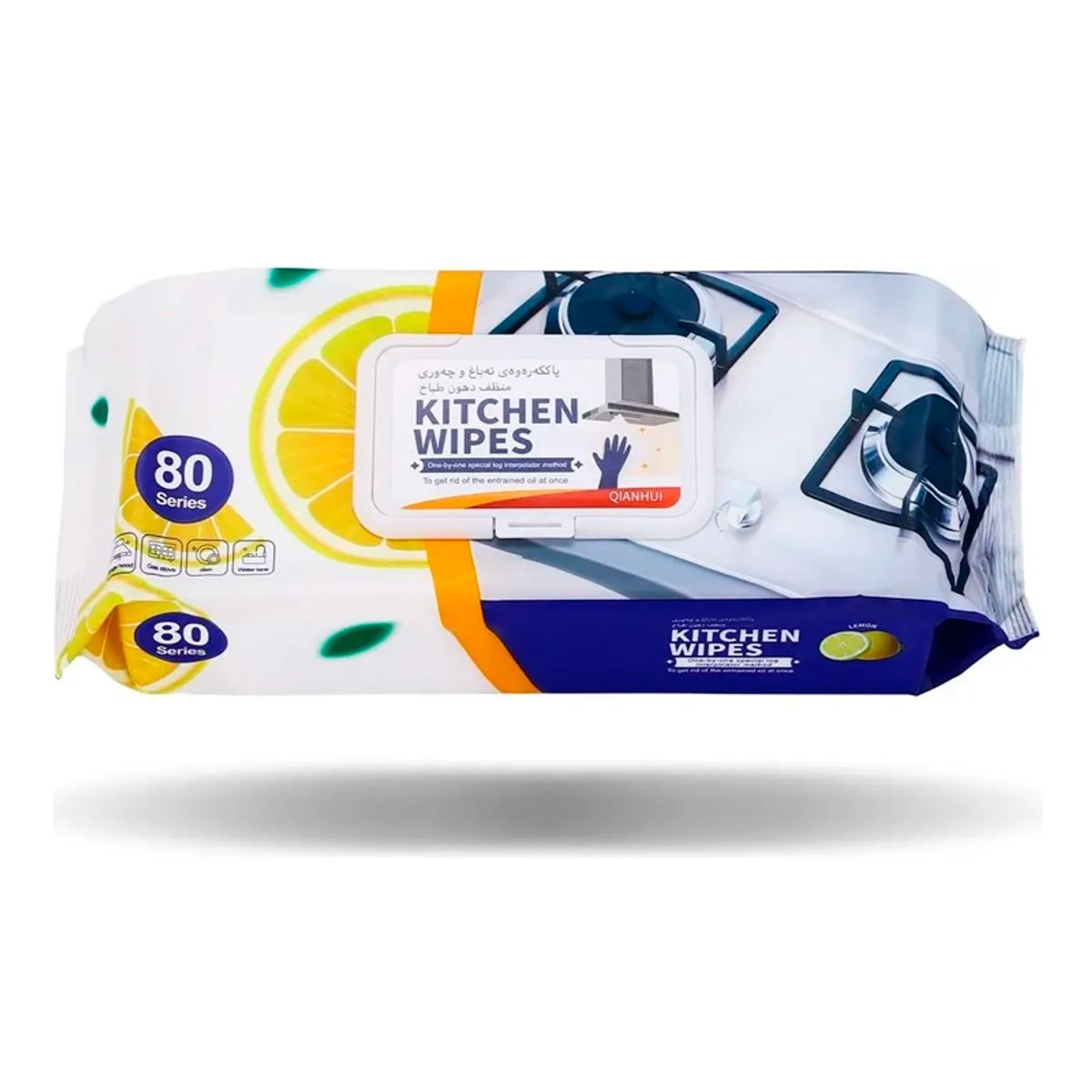 WAKESHOME - Toallitas Toallas Húmedas De Limpieza Cocina Multiusos 80pcs