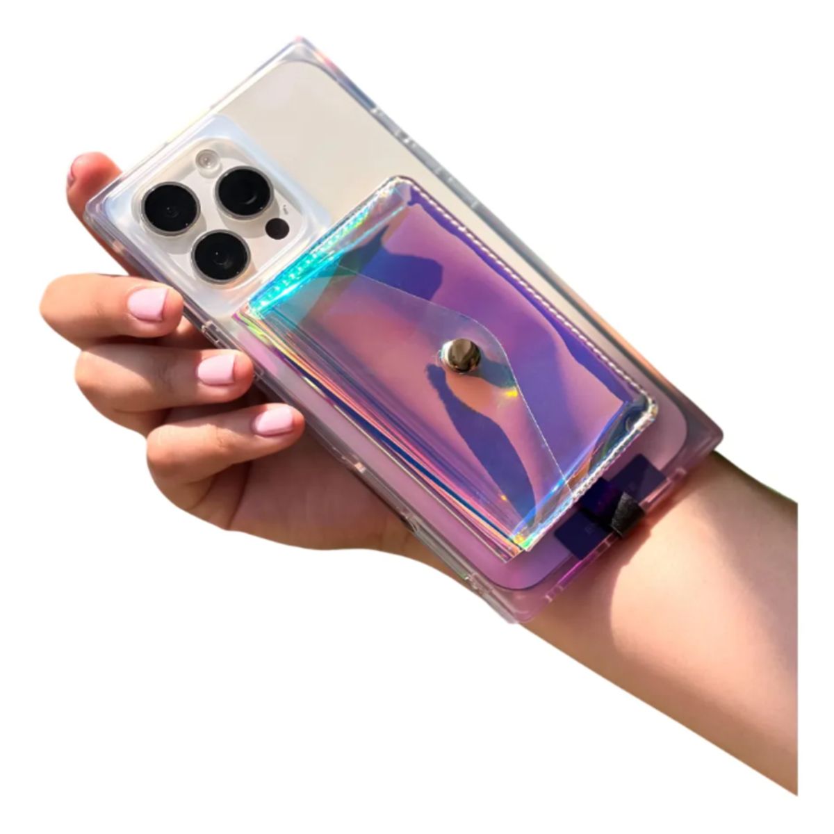 KBOD - Tarjetero Wallet Magnética Para iPhone Con Sujetador Tornasol Kbod K25