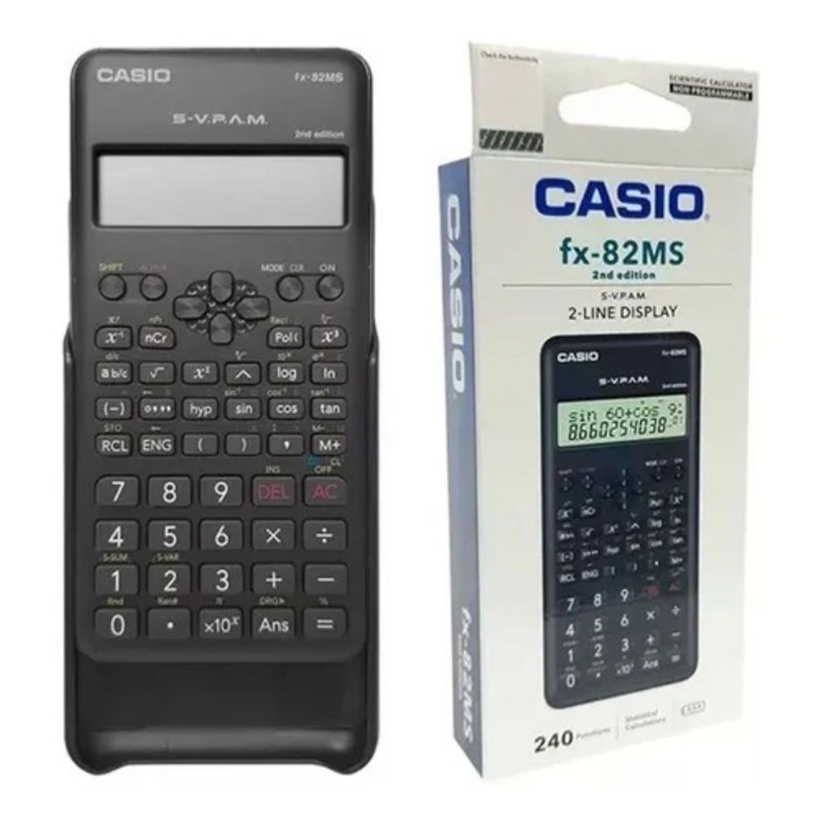 CASIO - CALCULADORA CIENTIFICA CASIO FX-82MS