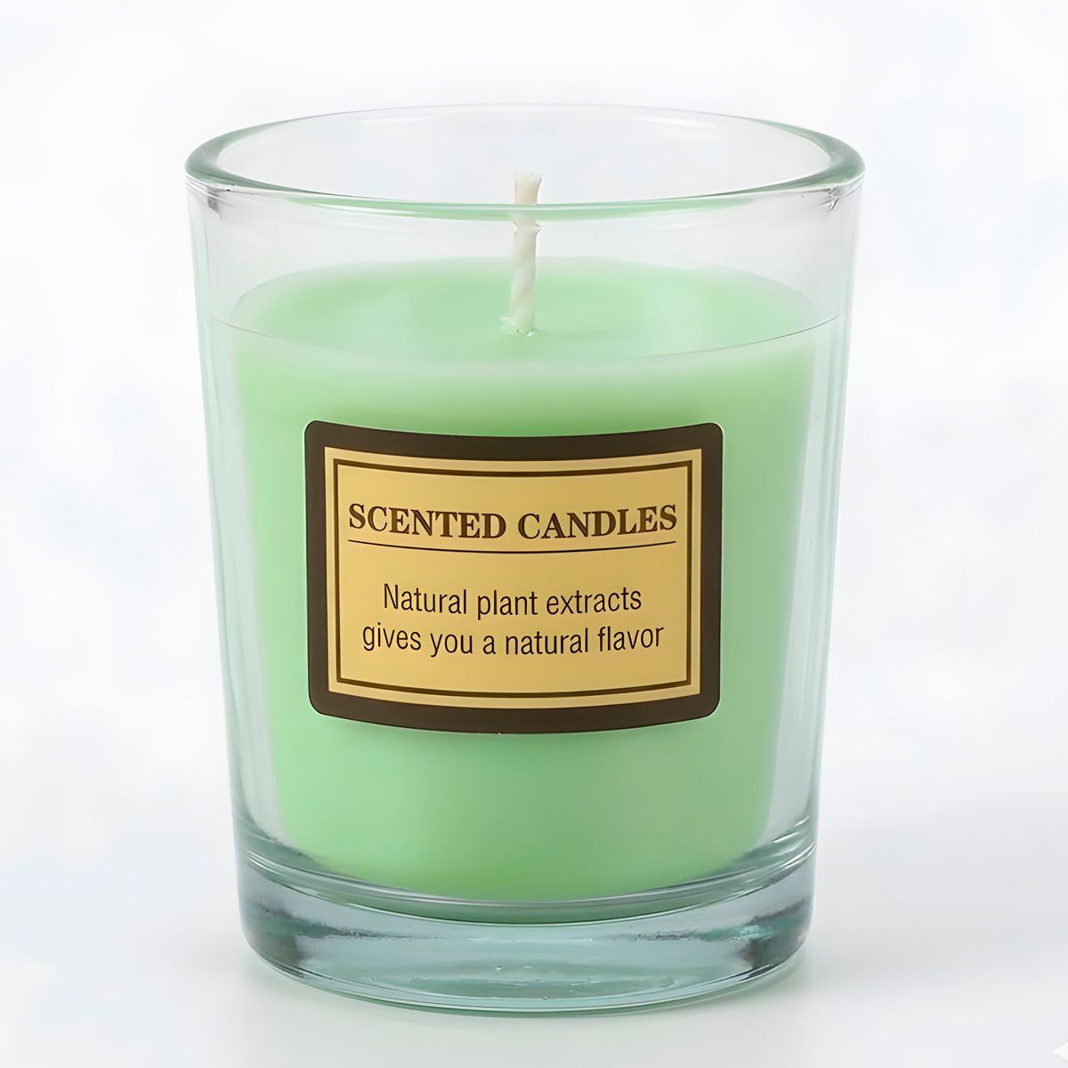 GENERICO - Velas Aromáticas Fragancia Frutal 6u Aceite Esencial Frasco