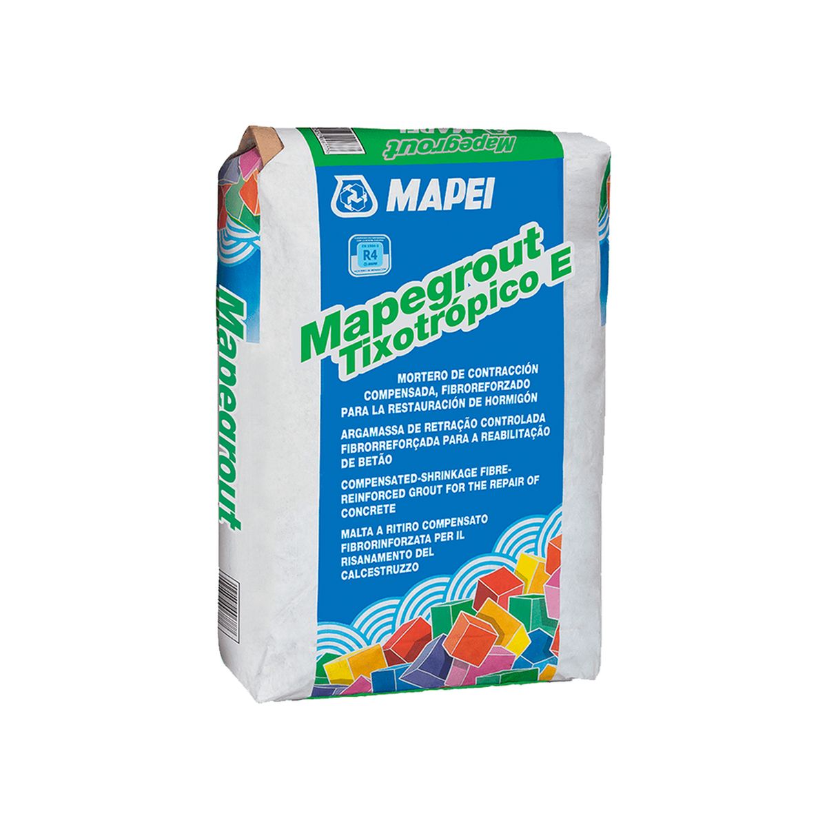 GENERICO - MAPEGROUT TIXOTRÓPICO E - Mortero tixotrópico fibrorreforzado, Saco 25Kg