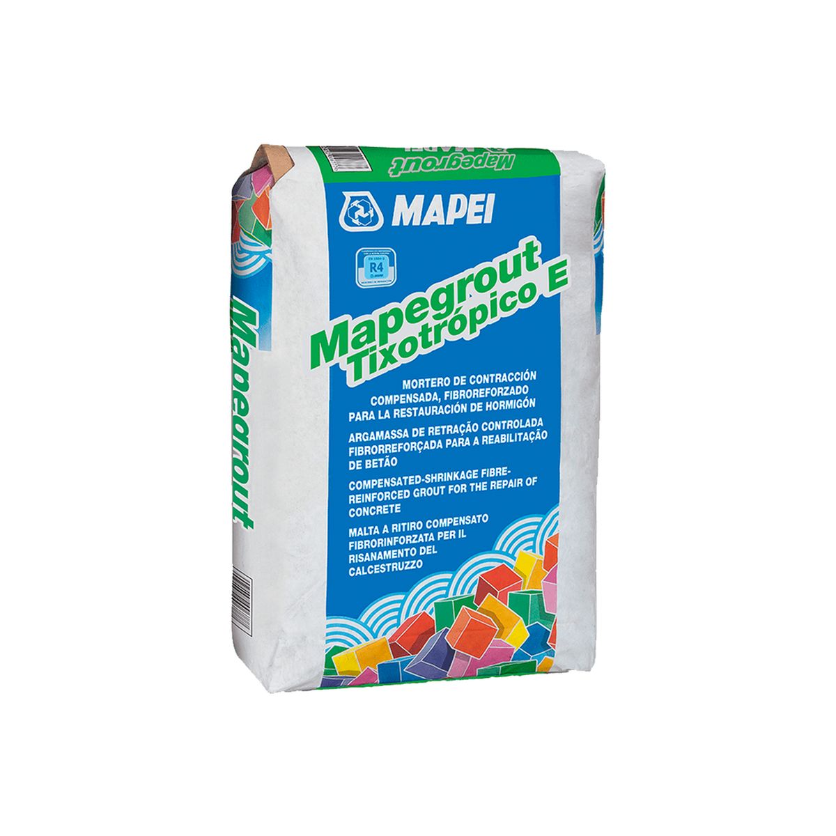 GENERICO - MAPEGROUT TIXOTRÓPICO E - Mortero tixotrópico fibrorreforzado, Saco 25Kg