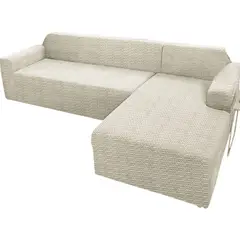 GENERICO - Funda Cubre sillón Tipo L Texturizado