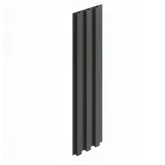 DOER - Wall Panel WPC Decorativo Negro Onix, 240x16, 22mm, Caja 10 Unids.