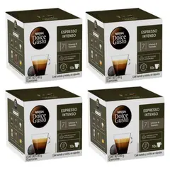 DOLCE GUSTO - Pack 4 Café Nescafé Dolce Gusto® Espresso Intenso 10 Cápsulas