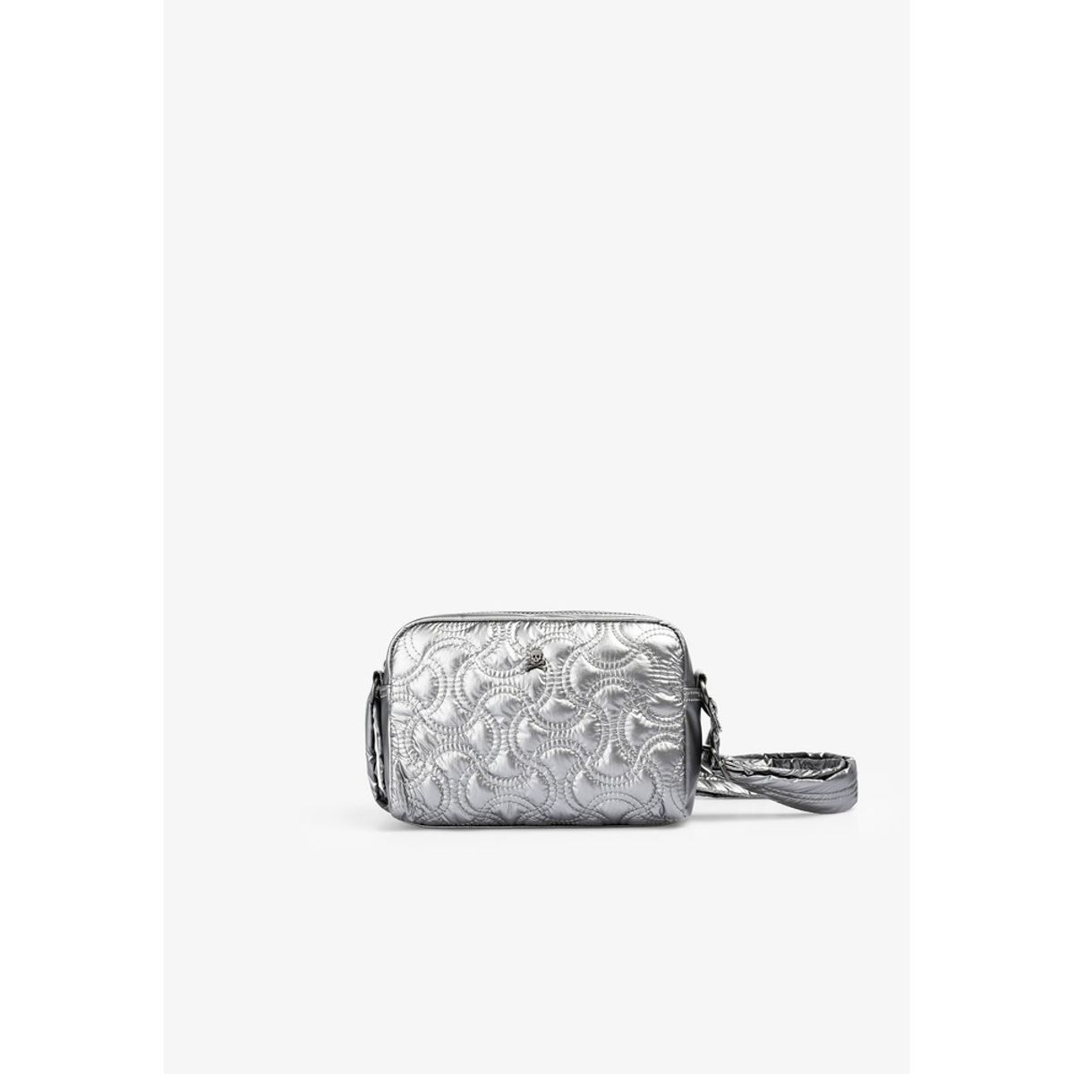 SCALPERS - Bolso Bandolera Metalizado Acolchado