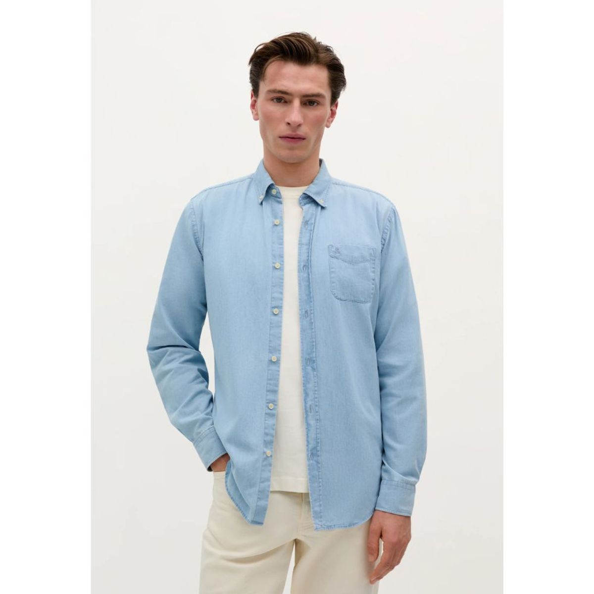 SCALPERS - CAMISA DENIM ALGODÓN