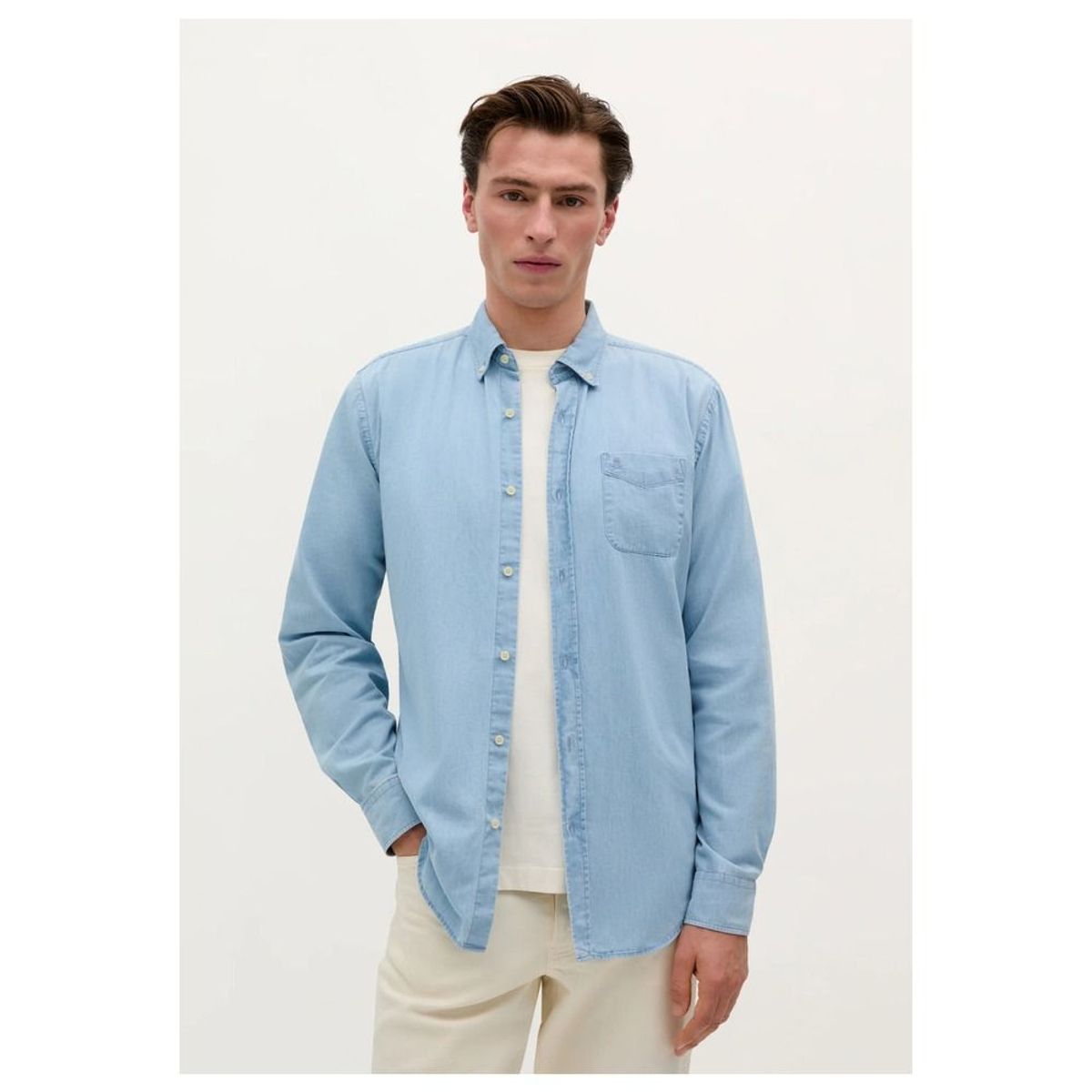 SCALPERS - CAMISA DENIM ALGODÓN