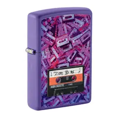 ZIPPO - Encendedor 80s Cassette Tape Morado ZP48521