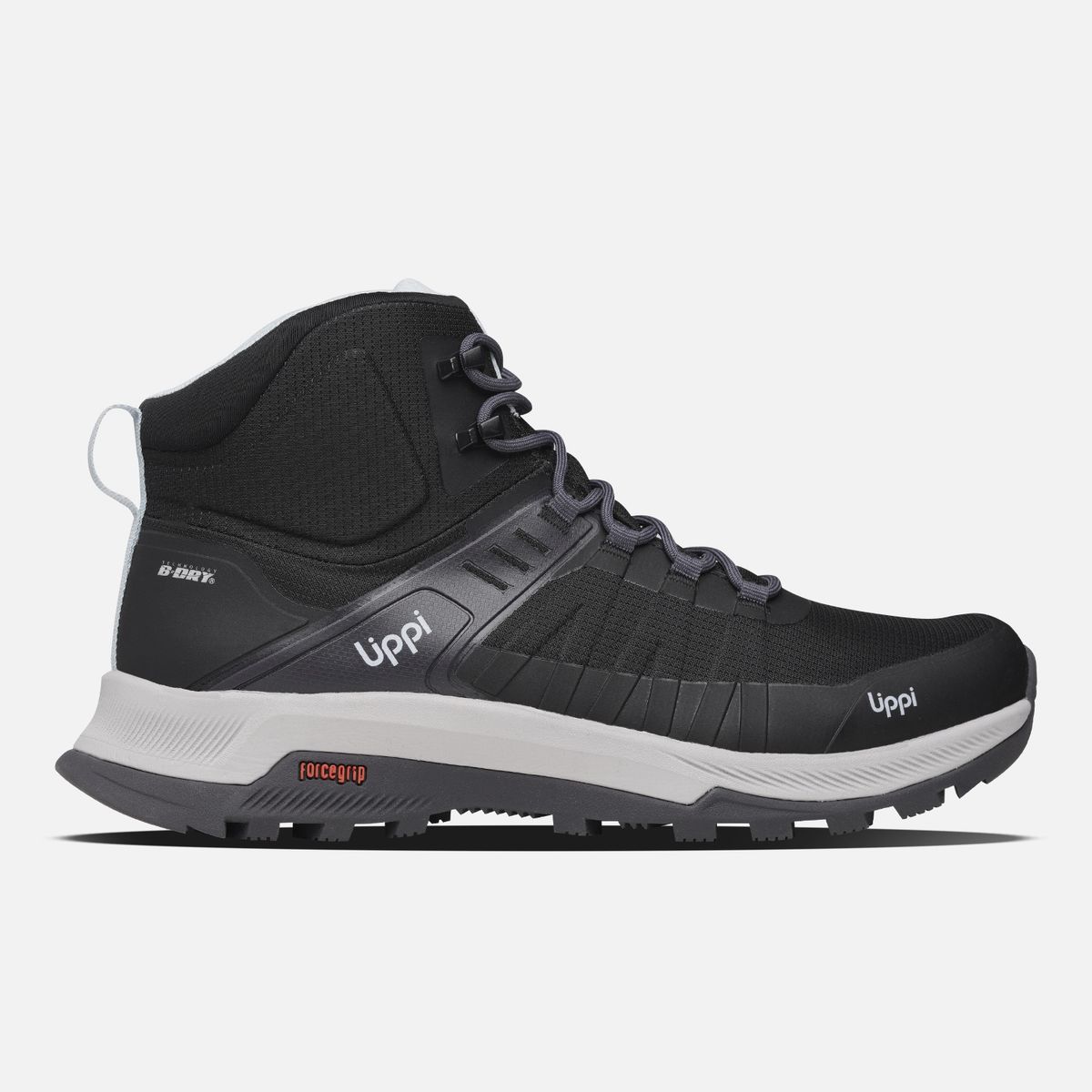 LIPPI - Zapatilla Mujer Vulcano Iron Stone Mid B-dry Negro / Agua Lippi