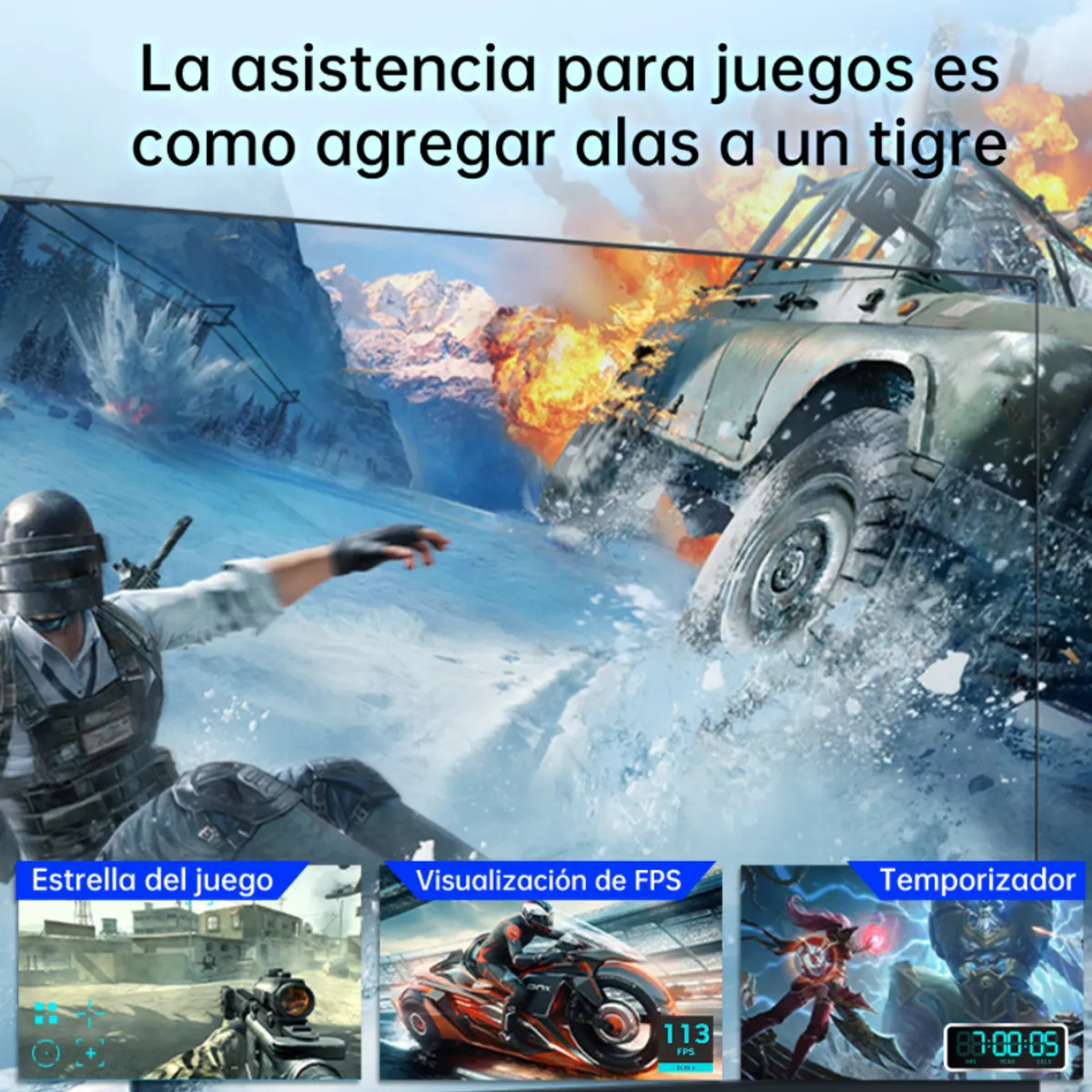THUNDEROBOT - Monitor Gamer MACHENIKE 27'' IPS 2K QHD 210HZ 5MS Ajustable