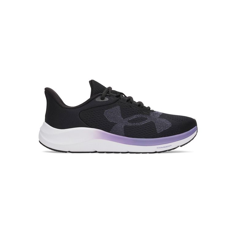 Zapatilla UA Charged Pursuit 4 Logo Grande negro