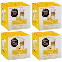 DOLCE GUSTO - Pack 4 Café NESCAFÉ DOLCE GUSTO® Latte Macchiato Vanilla 10 Cápsulas