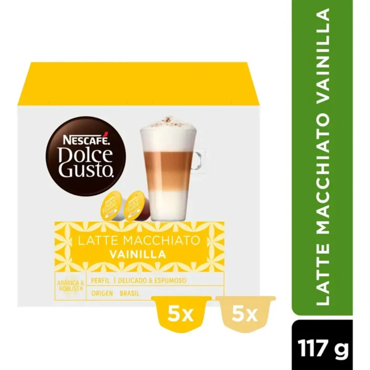 DOLCE GUSTO - Pack 4 Café NESCAFÉ DOLCE GUSTO® Latte Macchiato Vanilla 10 Cápsulas