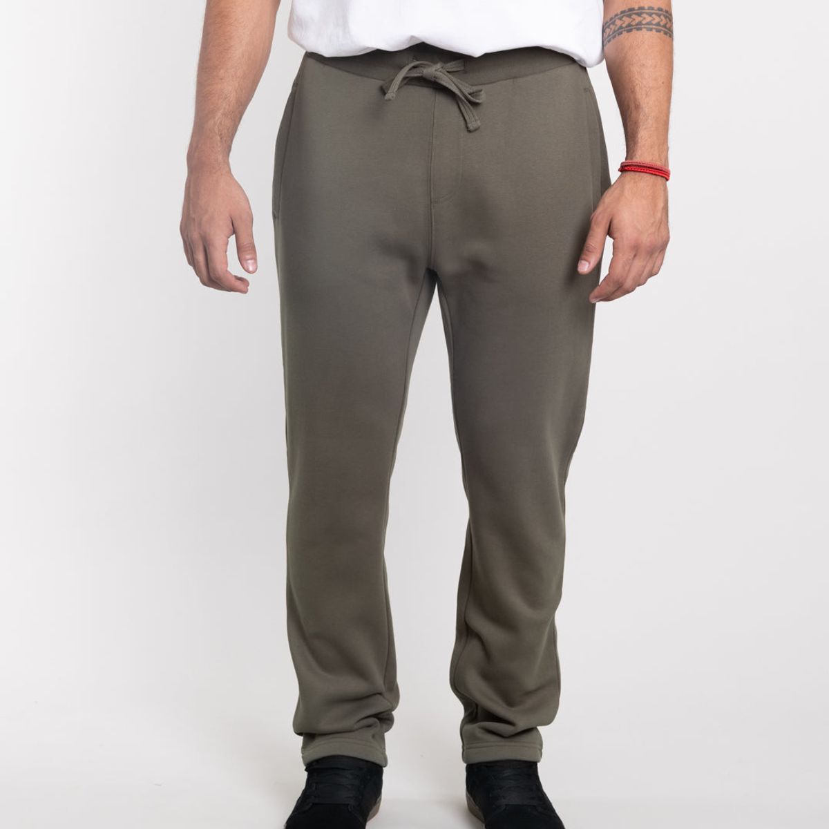POLEMIC - Jogger franela sin puños Standar Fit Verde Polemic