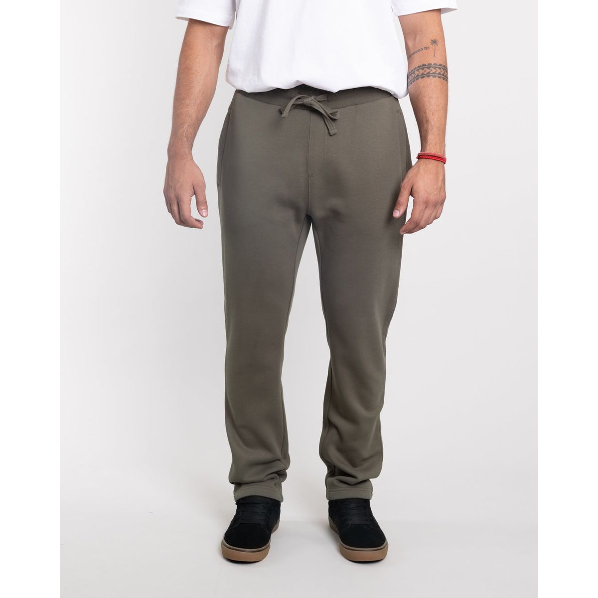 POLEMIC - Jogger franela sin puños Standar Fit Verde Polemic