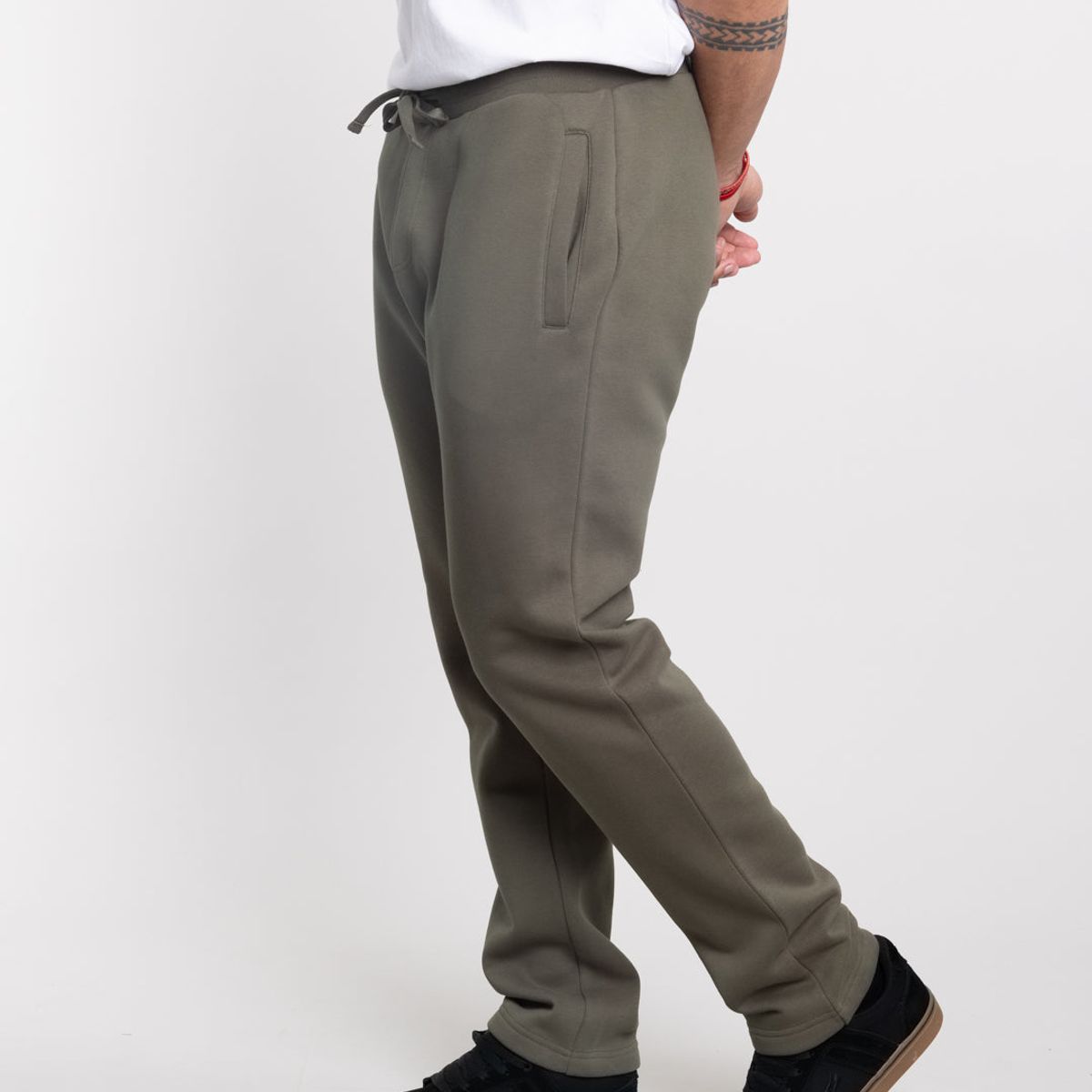 POLEMIC - Jogger franela sin puños Standar Fit Verde Polemic