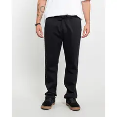 POLEMIC - Jogger franela corte Recto Negro