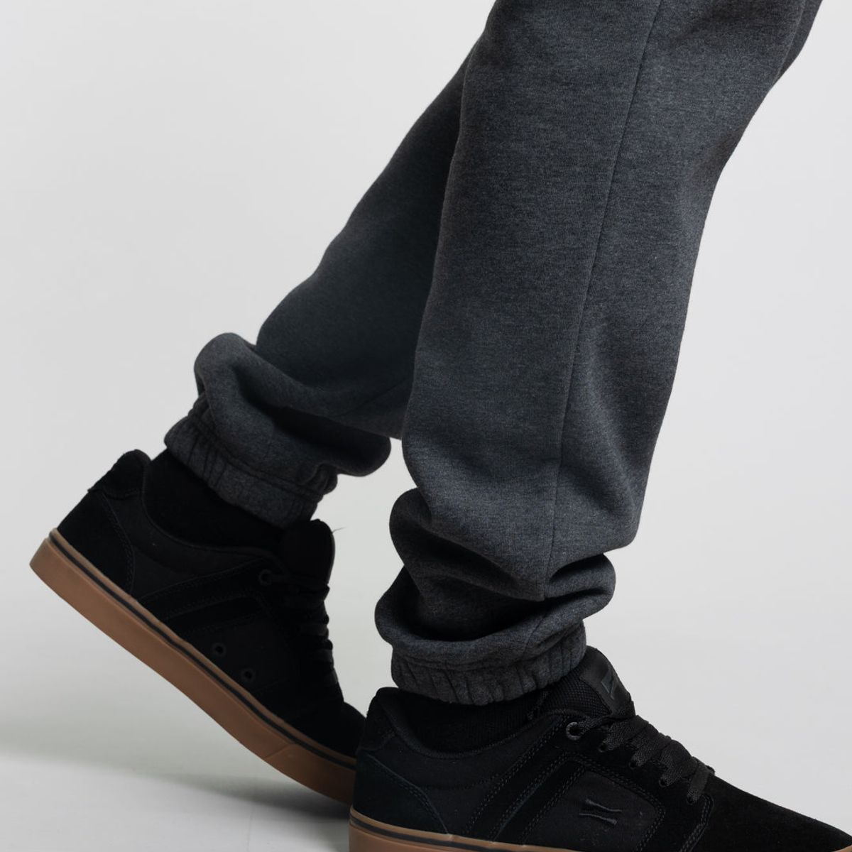 POLEMIC - Jogger franela con puños Gris Polemic