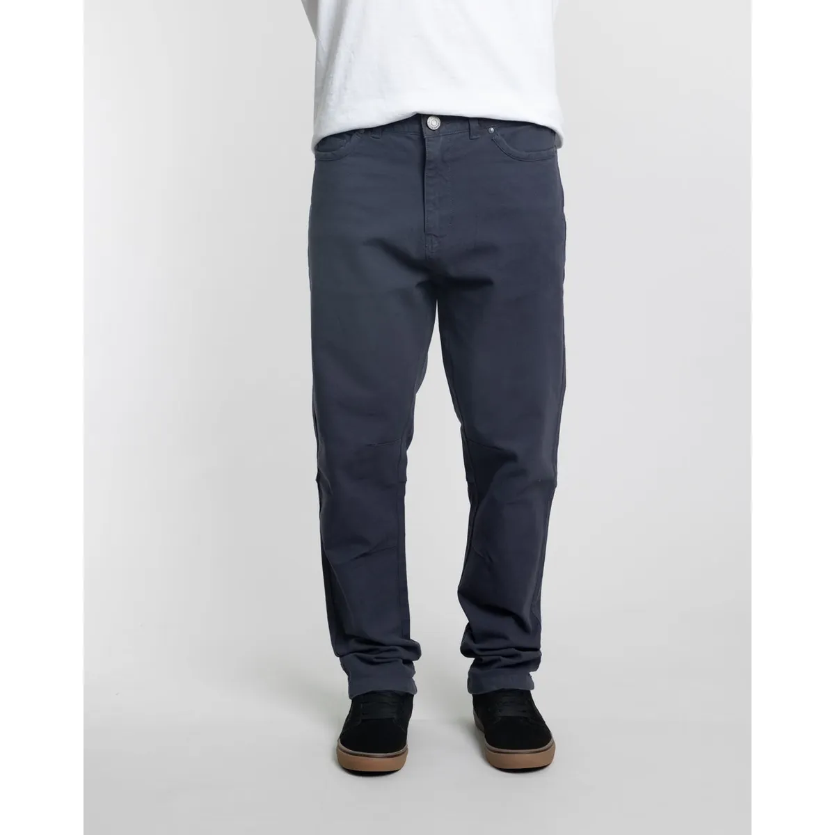 POLEMIC - Pantalon hombre Canvas procesado Azul Polemic