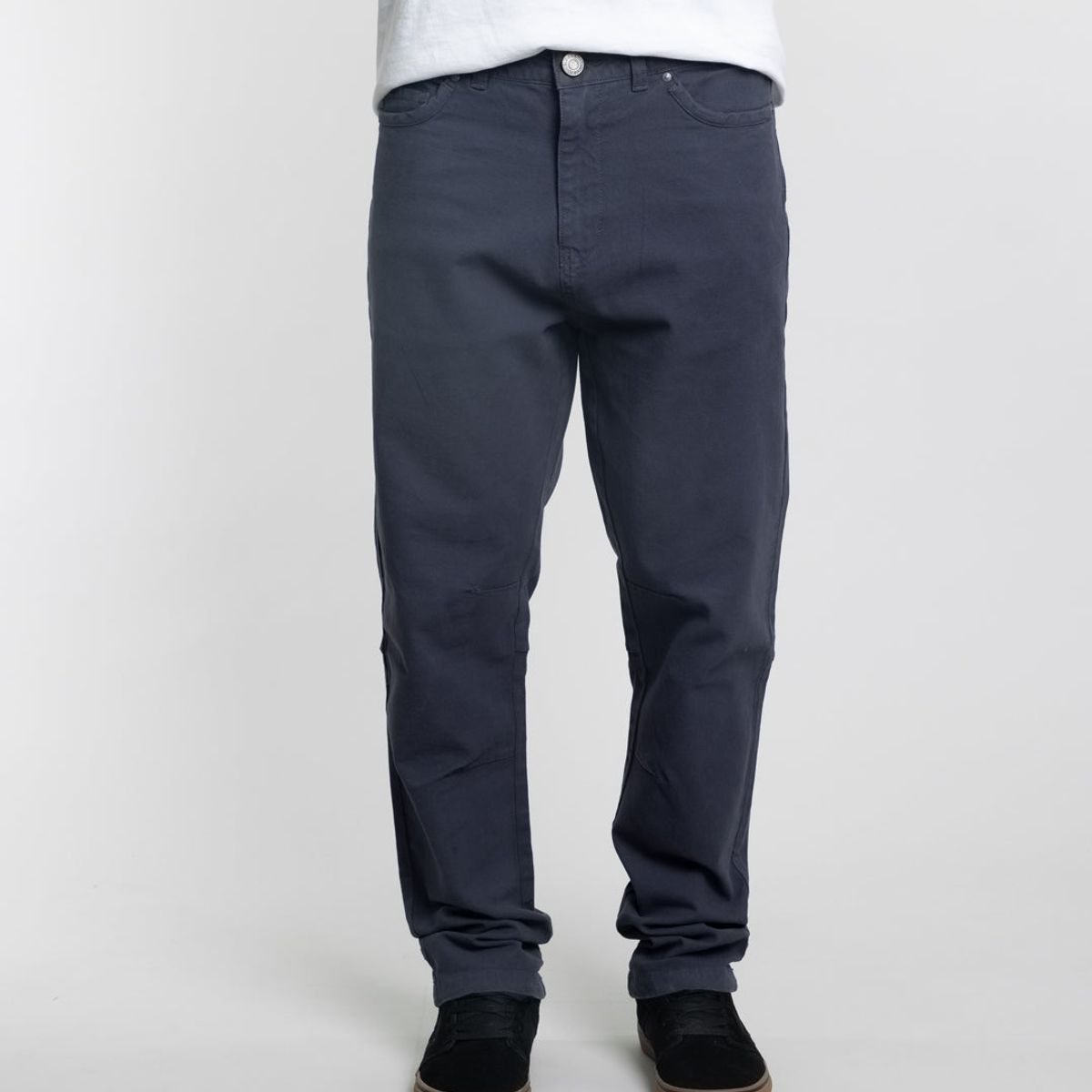 POLEMIC - Pantalon hombre Canvas procesado Azul Polemic