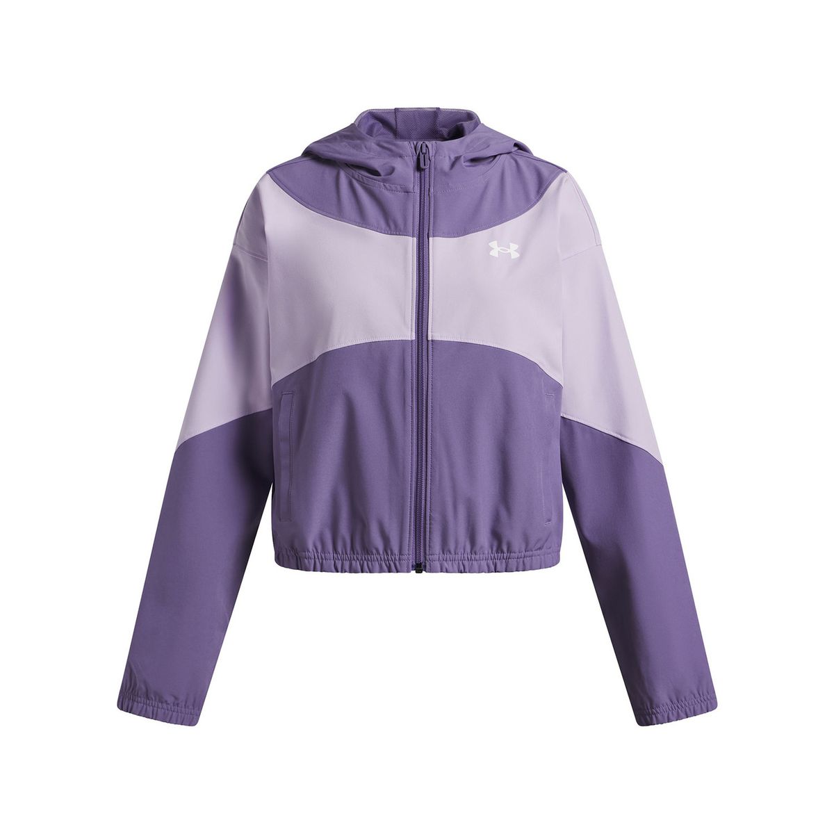 UNDER ARMOUR - Chaqueta Niña Rival Woven Hd Morado UNDER ARMOUR