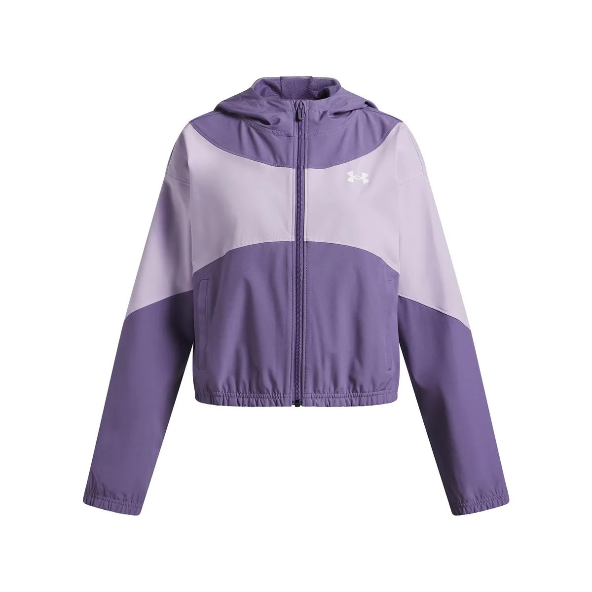 UNDER ARMOUR - Chaqueta Niña Rival Woven Hd Morado UNDER ARMOUR