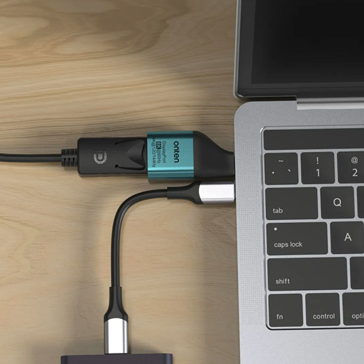 GENERICO - Adaptador USB-C a DisplayPort 8K60Hz Onten OTN-UC103