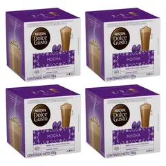 DOLCE GUSTO - Pack 4 Café Nescafé Dolce Gusto® Mocha 10 Cápsulas