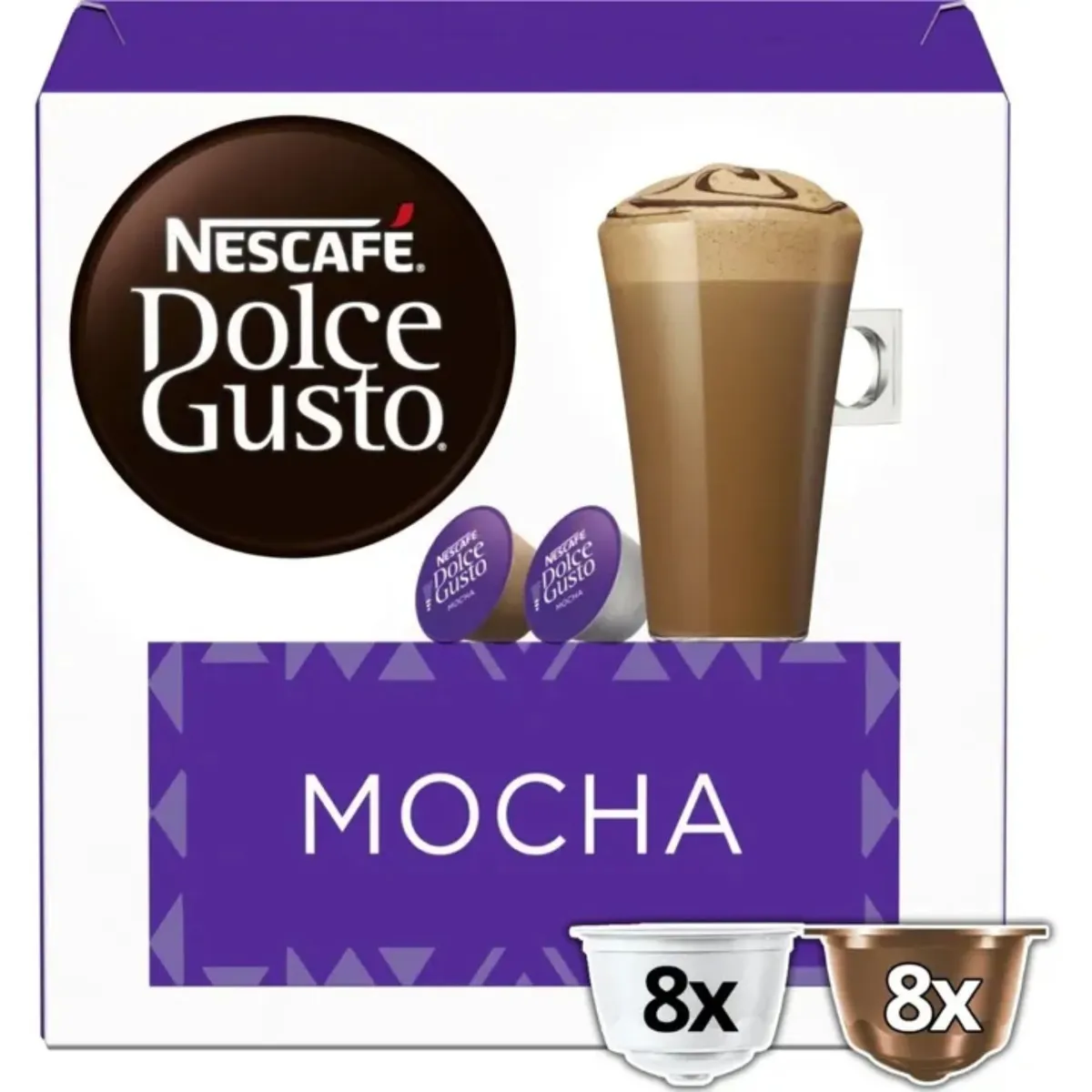DOLCE GUSTO - Pack 4 Café Nescafé Dolce Gusto® Mocha 10 Cápsulas