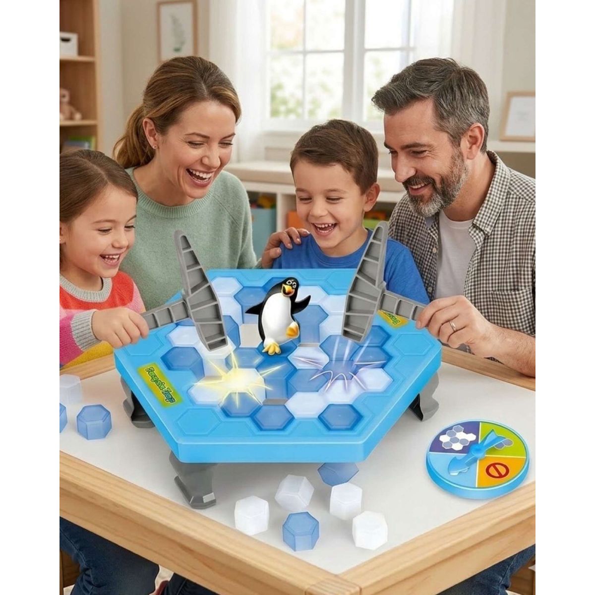GENERICO - Juego De Mesa Salva Al Pingüino Rompe El Hielo Trampa De Hielo