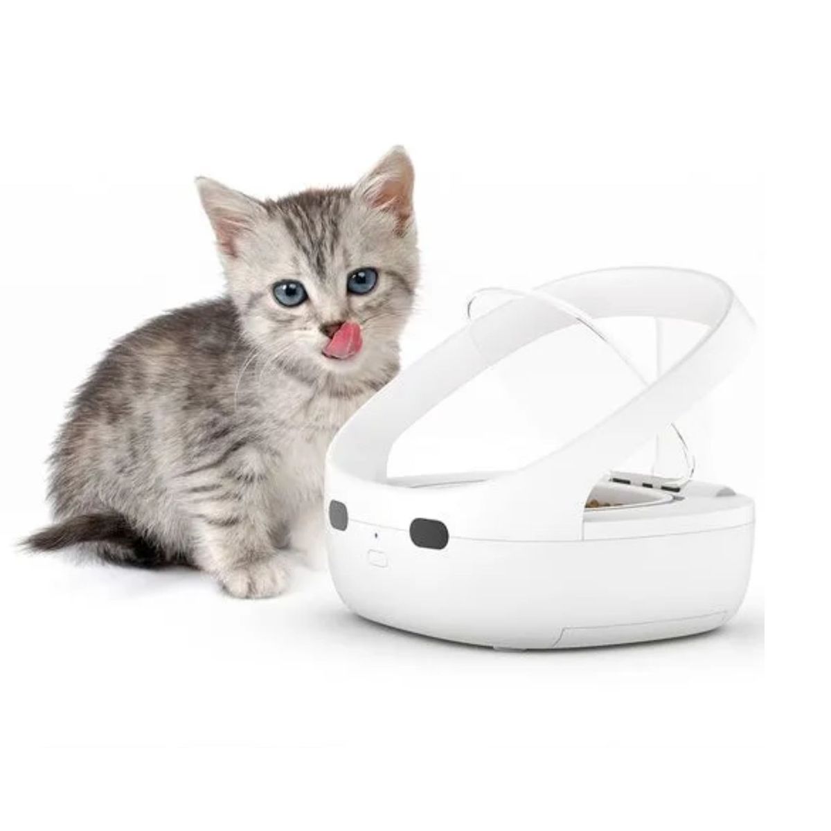 GENERICO - Comedero Inteligente RFID Sensor con refrigerante Antirrobo Gatos