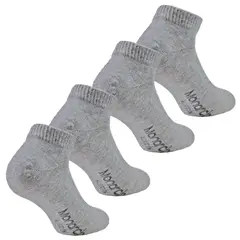 MONARCH - 4 Pares Calcetín Algodón Liso Largo 04