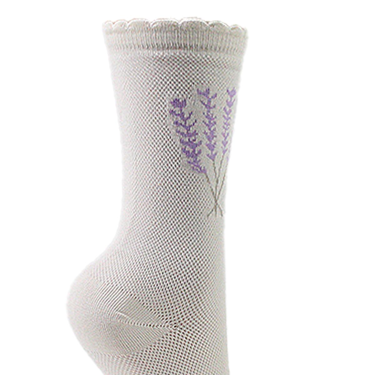 MONARCH - 2 Pares Calcetín Bamboo Ramito Relieve Largo 34 Monarch