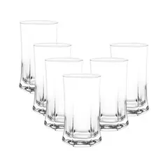CRISTAR - Set 6 Vasos Vivaldi Tragos Altos 332 Ml