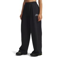 Pantalon Mujer Rival Fleece Script Negro