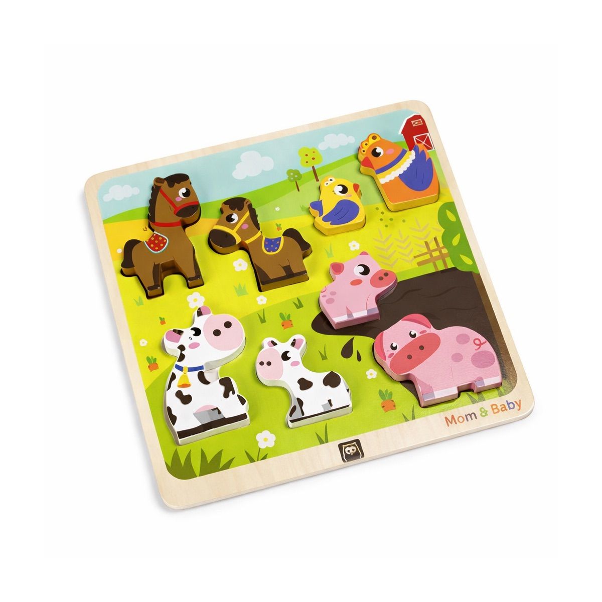 EUREKAKIDS - Puzzle Granja de Madera Eureka Kids