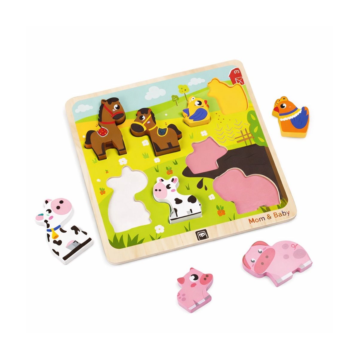 EUREKAKIDS - Puzzle Granja de Madera Eureka Kids