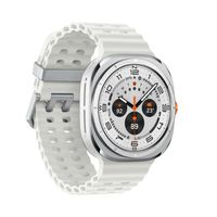 Galaxy Watch Ultra 47mm 4GLTE 202564gb-Titan SilverAb. White Band Plateado